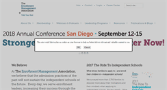 Desktop Screenshot of enrollment.org